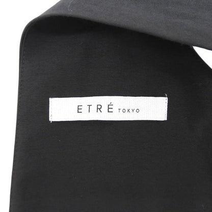ETRE TOKYO エトレトウキョウ バックオープン Iライン ノースリーブ ワンピース レディース ブラック F ワンピース