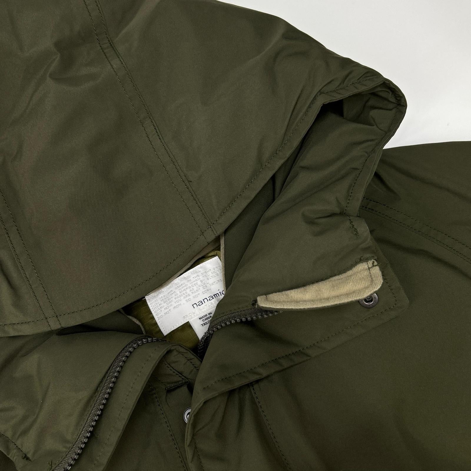 nanamica ナナミカ SUBF276U 卡其色 涤纶 GORE-TEX DOWN COAT/戈尔特斯连帽羽绒大衣 外套