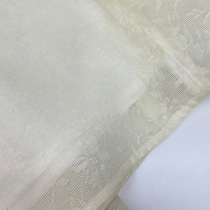 emmi エ米 13WFO261011 象牙色 棉混尼龙 花卉提花连衣裙 连衣裙