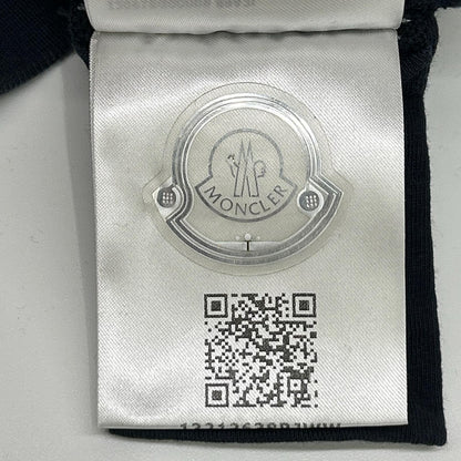 MONCLER モンクレール 22年製 ネイビー FELPA ワッペンデザイン ロゴ クルーネックプルオーバースウェット トップス