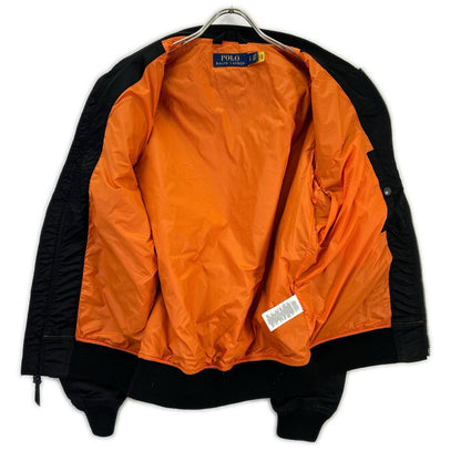 POLO RALPH LAUREN ポロ ラルフローレン ブラック ナイロン MA-1 ボンバー フライトジャケット ジャケット