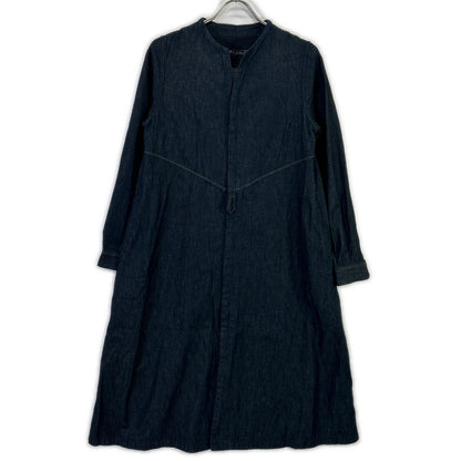 Pallas Palace パラスパレス PFOP3632D インディゴ コットン デニム ロングシャツ トップス