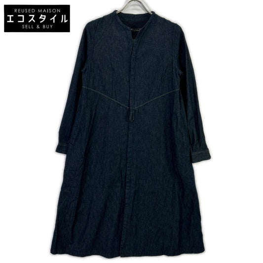 Pallas Palace パラスパレス PFOP3632D インディゴ コットン デニム ロングシャツ トップス
