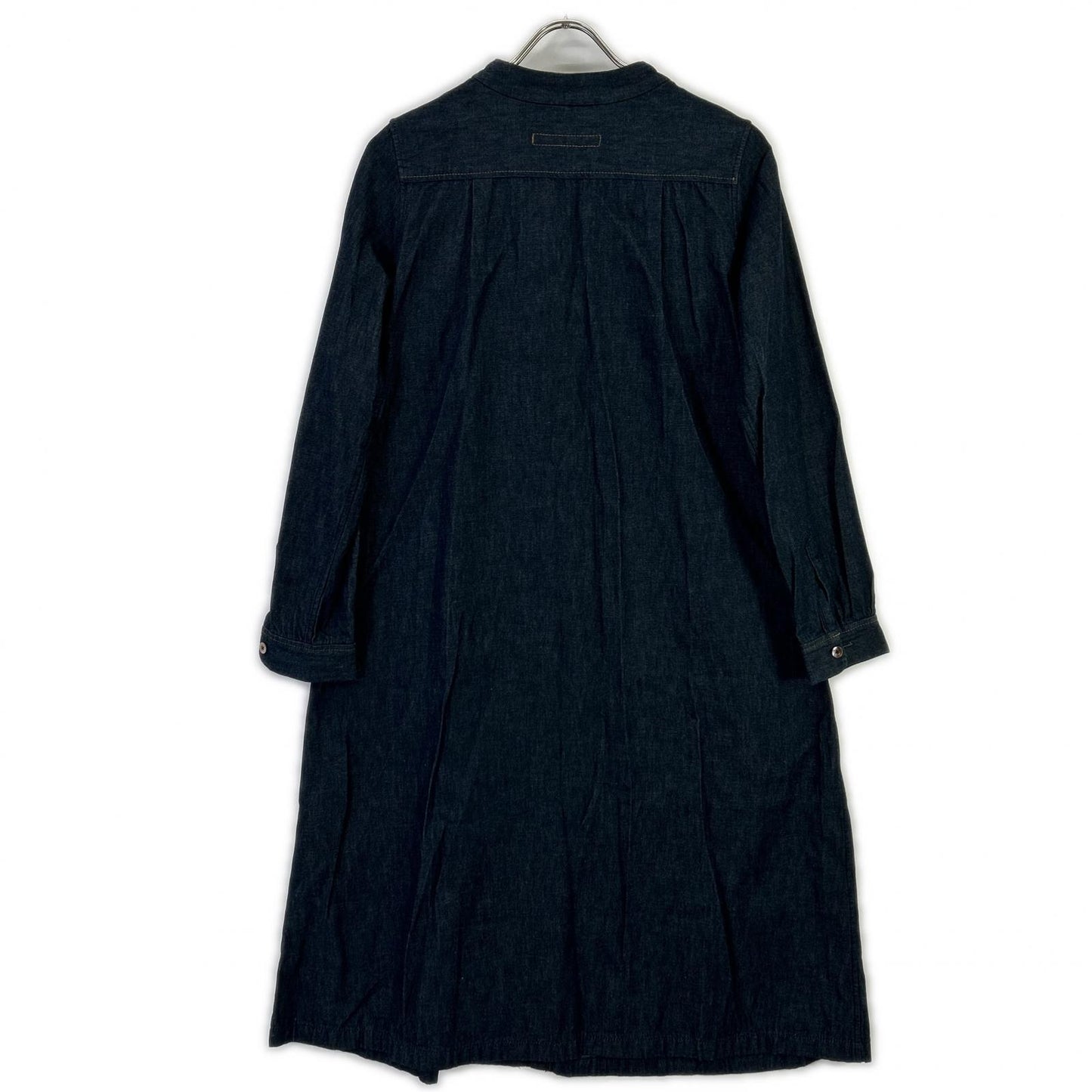 Pallas Palace パラスパレス PFOP3632D インディゴ コットン デニム ロングシャツ トップス