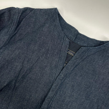 Pallas Palace パラスパレス PFOP3632D インディゴ コットン デニム ロングシャツ トップス