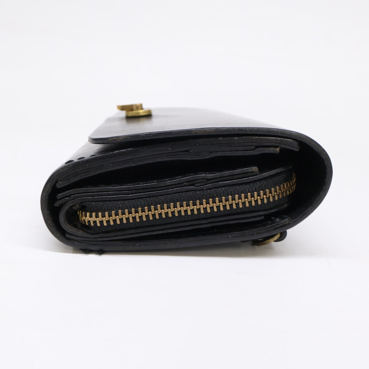 LONA Lona ento Bulgari leather long wallet with coin pocket