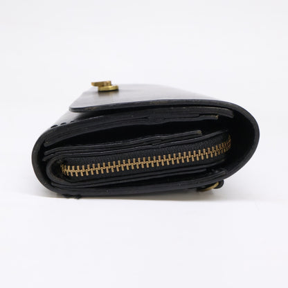LONA Lona ento Bulgari leather long wallet with coin pocket