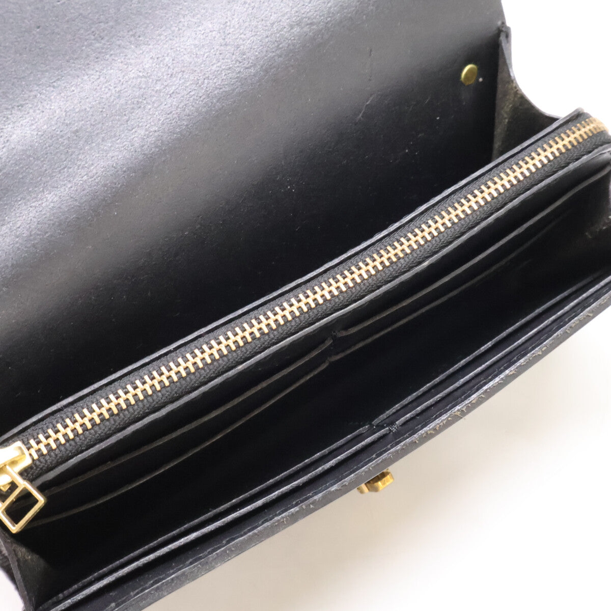 LONA Lona ento Bulgari leather long wallet with coin pocket