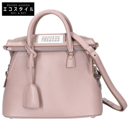 Maison Margiela メゾンマルジェラ S56WG0082 col.T4315 maove/モーヴ ピンクグレー 5ACミニ 2WAYハンドバッグ ショルダーバッグ