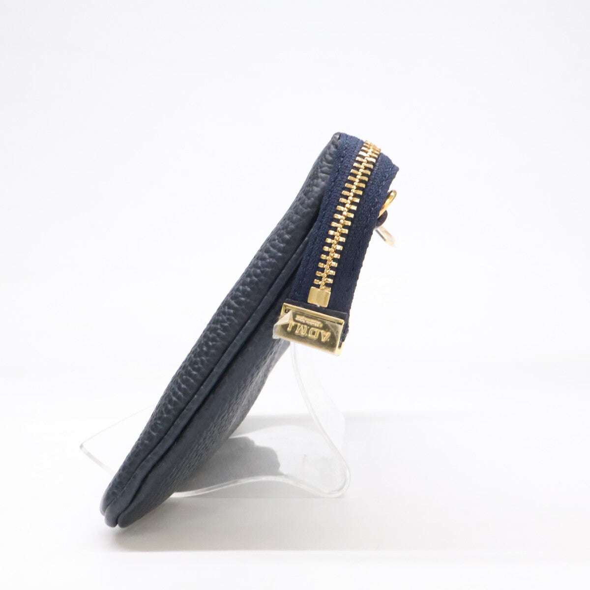 A.D.M.J. Accessoires De Mademoiselle ADMJ 【新品同様】アールデコ/スワロフスキー 牛革ショルダーポーチウォレット ショルダーバッグ