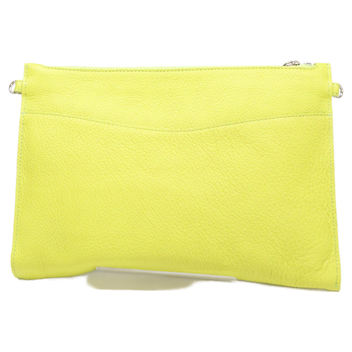 A.D.M.J. Accessoires De Mademoiselle ADMJ 【新品同様】21SS01017 子牛革/モーツァルト バイカラー ライダースポケット付 フラット ショルダーバッグ