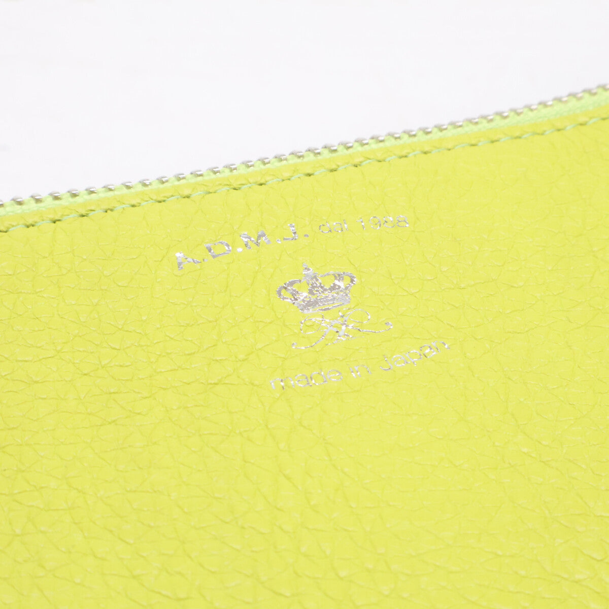 A.D.M.J. Accessoires De Mademoiselle ADMJ 【新品同様】21SS01017 子牛革/モーツァルト バイカラー ライダースポケット付 フラット ショルダーバッグ