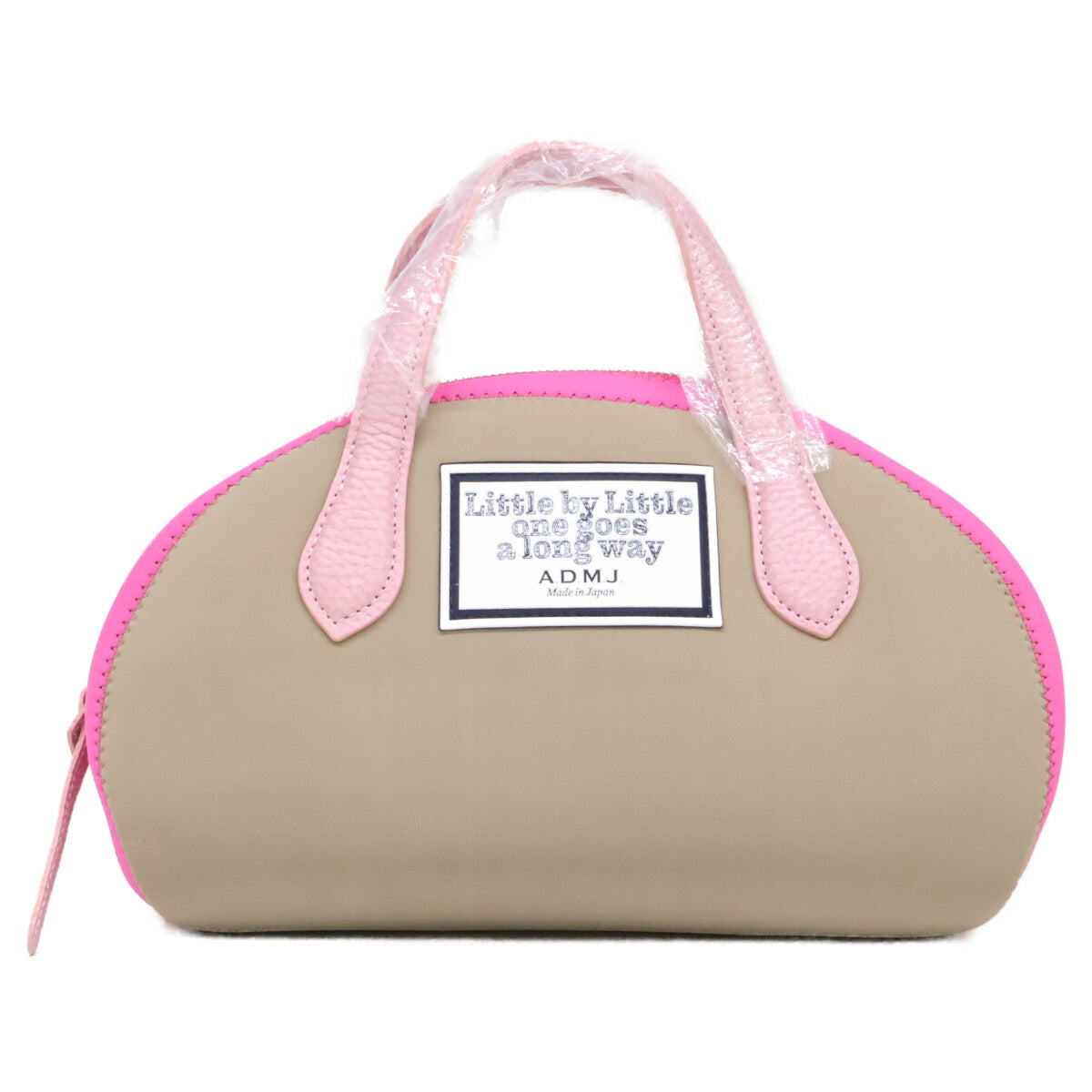 A.D.M.J. Accessoires De Mademoiselle ADMJ 21SS01024 ザ・マジックライト/トリコットダブル ラウンド ポーチバッグ ハンドバッグ