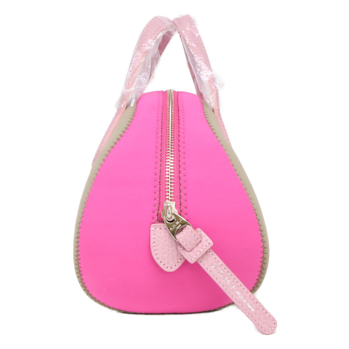A.D.M.J. Accessoires De Mademoiselle ADMJ 21SS01024 ザ・マジックライト/トリコットダブル ラウンド ポーチバッグ ハンドバッグ