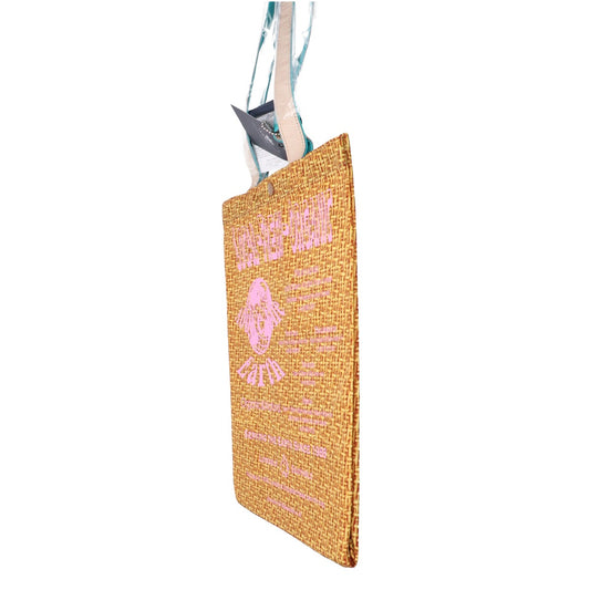 A.D.M.J. Accessoires De Mademoiselle ADMJ 【新品同様】20SC050201 かごプリント ナイロン トートバッグ