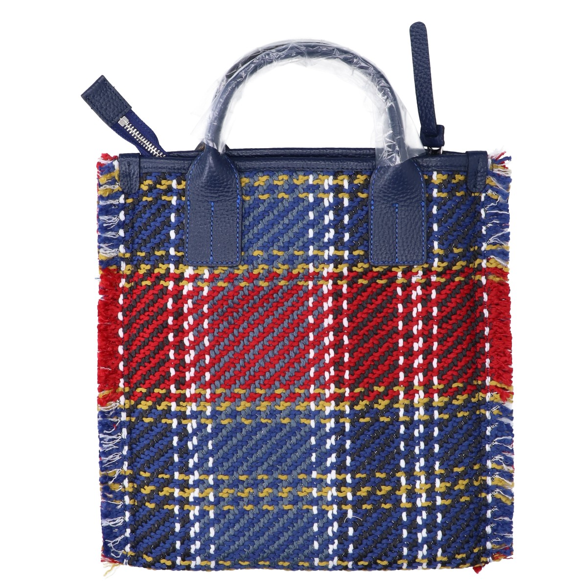 A.D.M.J. Accessoires De Mademoiselle ADMJ 【新品同様】23AW01026 ツイードツイル フラット トートバッグ