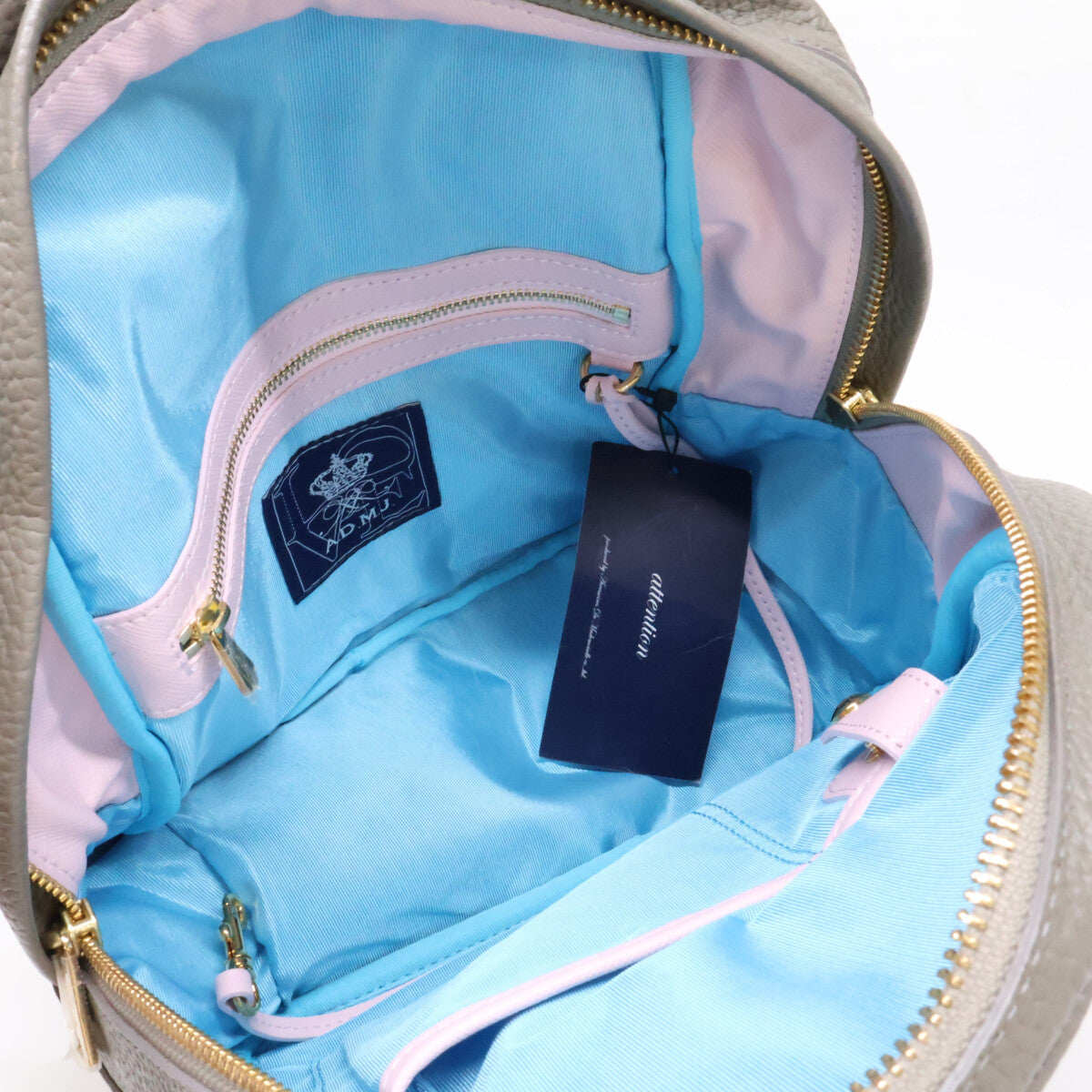 A.D.M.J. Accessoires De Mademoiselle ADMJ 【新品同様】モーツァルト シュリンクレザー ミニリュック リュック バックパック