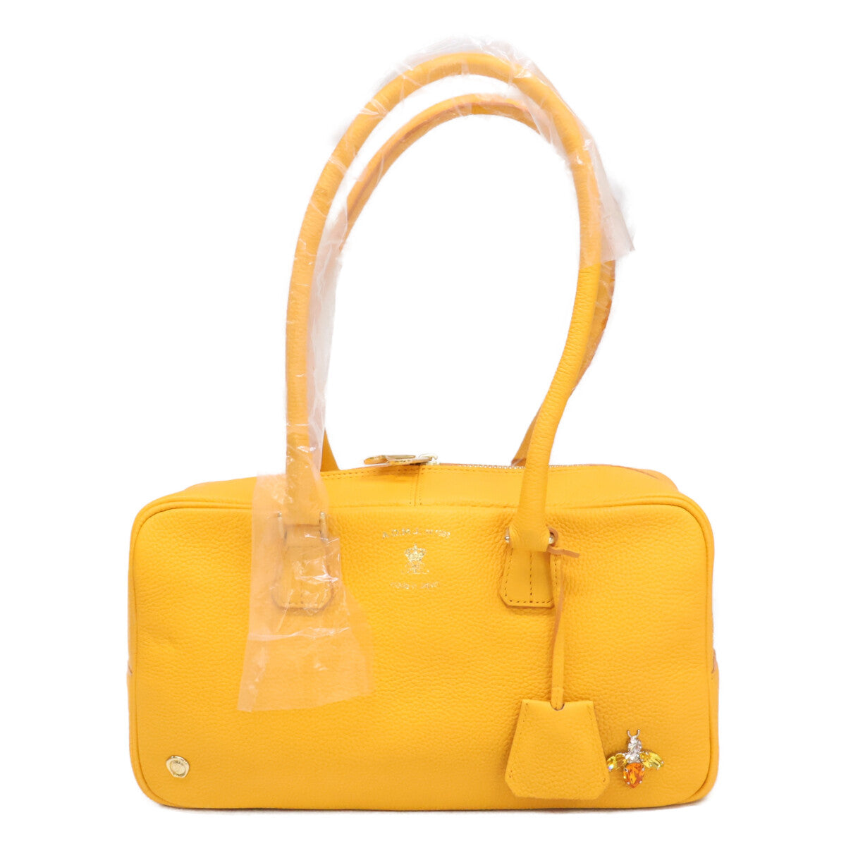 A.D.M.J. Accessoires De Mademoiselle ADMJ 【新品同様】THE BEE モーツァルト スクエア ボストン トートバッグ