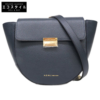 A.D.M.J. Accessoires De Mademoiselle ADMJ 【新品同様】19SA01005 マルチマテリアル サドルデザイン ショルダーバッグ