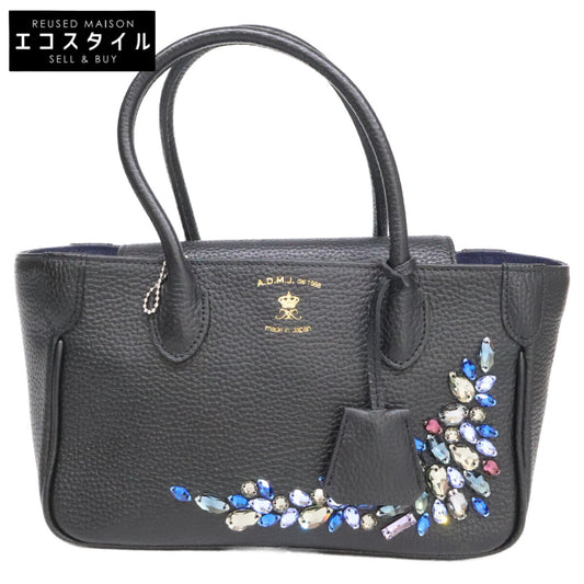 A.D.M.J. Accessoires De Mademoiselle ADMJ 【新品同様】19SC050204 グラデーションスワロフスキー ミニ トートバッグ