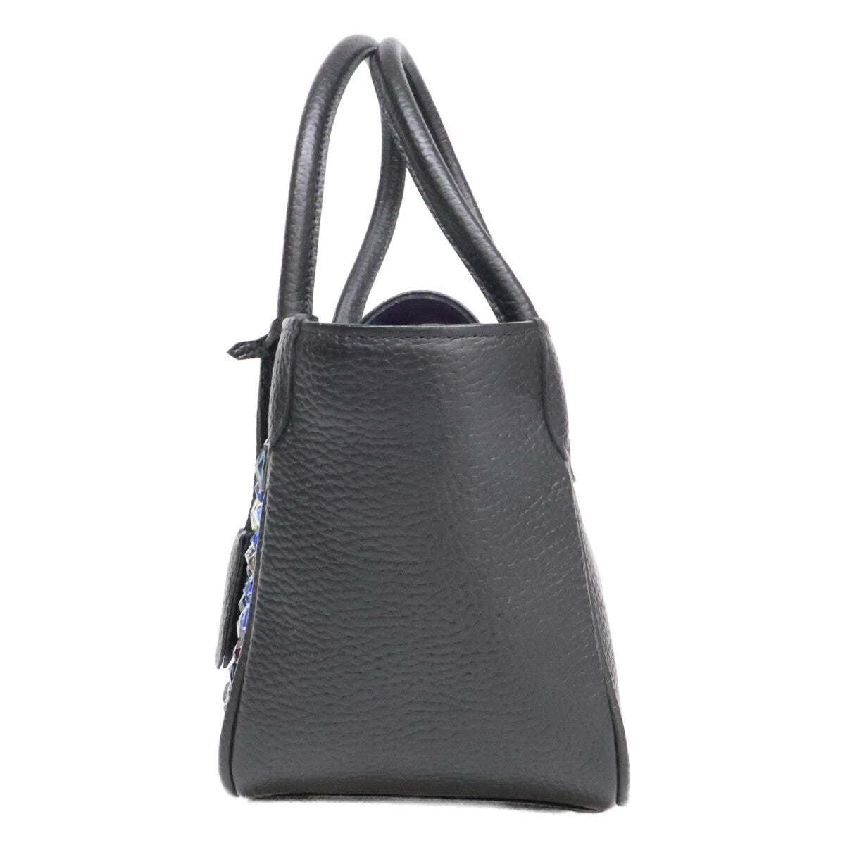 A.D.M.J. Accessoires De Mademoiselle ADMJ 【新品同様】19SC050204 グラデーションスワロフスキー ミニ トートバッグ