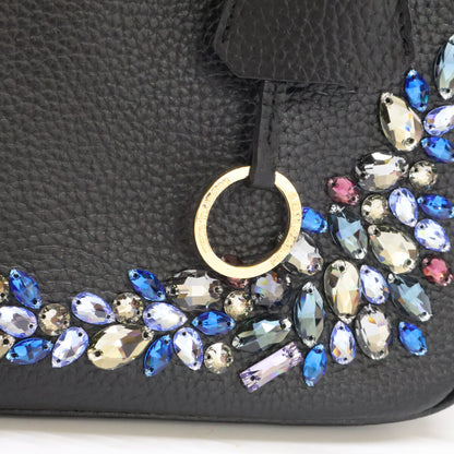 A.D.M.J. Accessoires De Mademoiselle ADMJ 【新品同様】19SC050204 グラデーションスワロフスキー ミニ トートバッグ