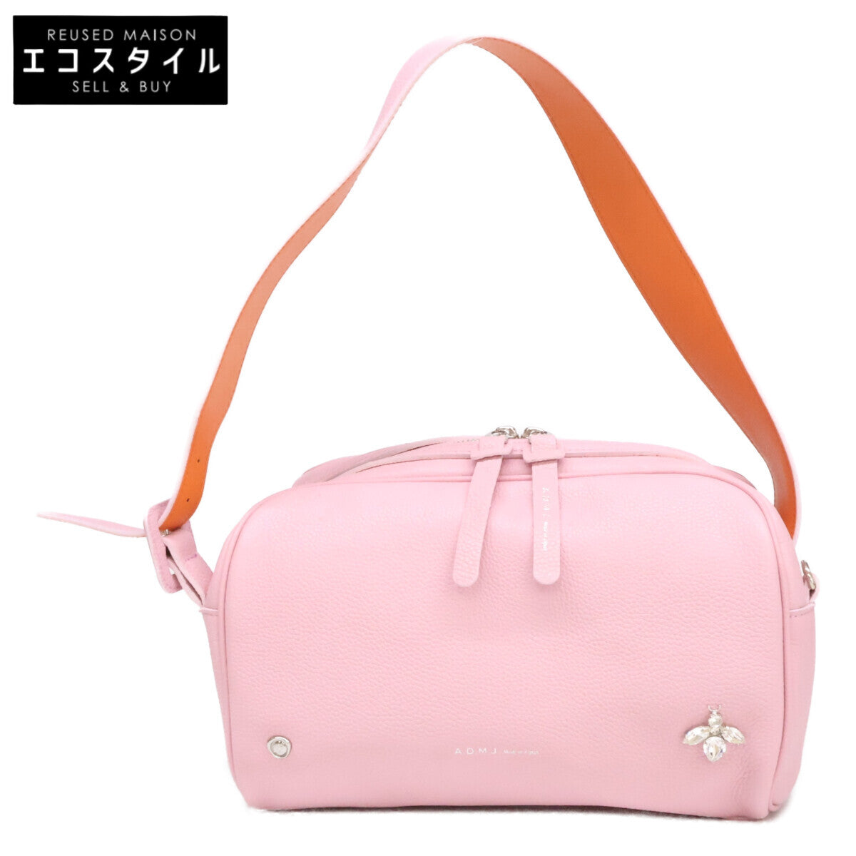 A.D.M.J. Accessoires De Mademoiselle ADMJ 【新品同様】22SC120404 モーツァルト＆ザ・ビー セミ ショルダーバッグ