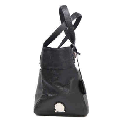 A.D.M.J. Accessoires De Mademoiselle ADMJ 【新品同様】シュリンクレザー ターンロック トートバッグ