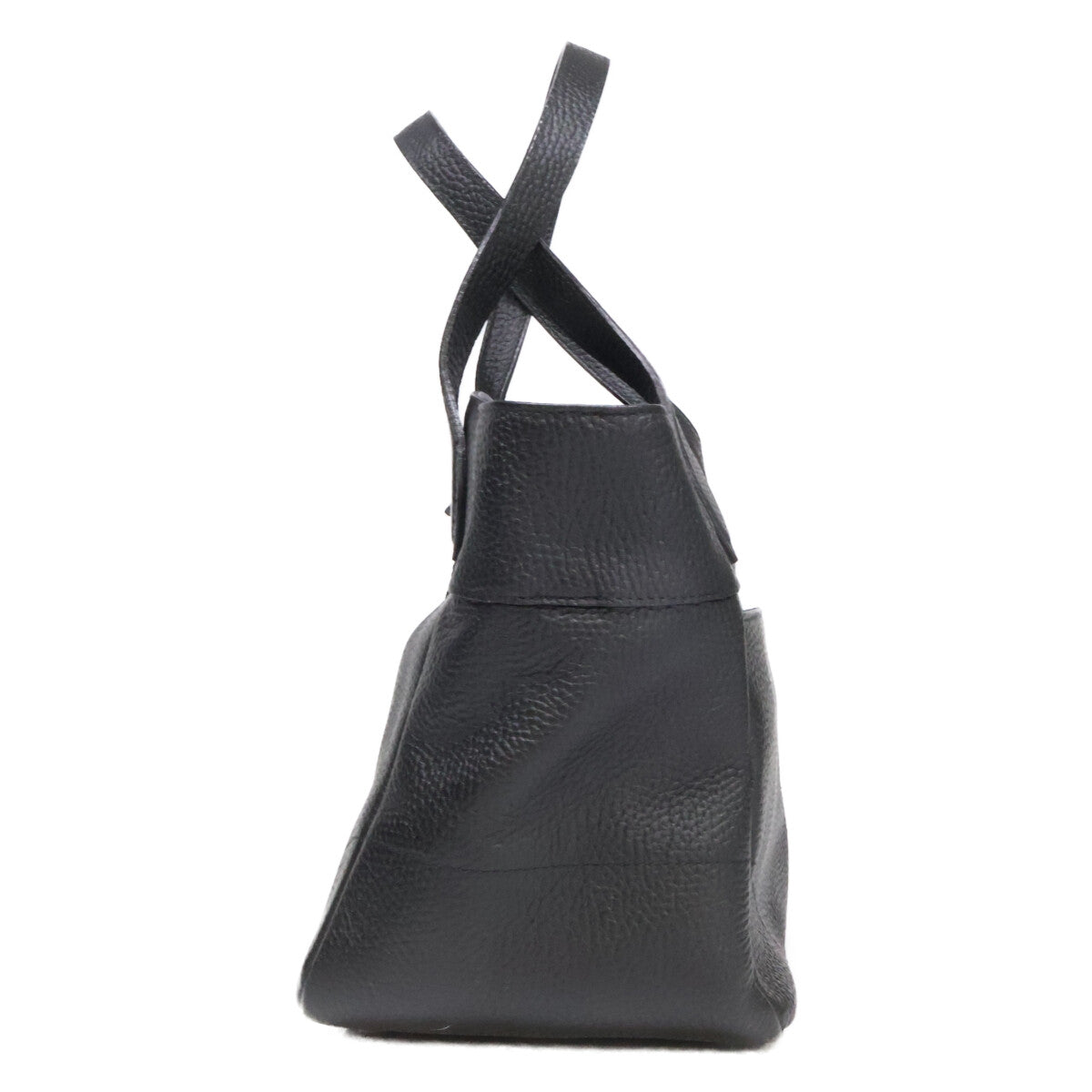 A.D.M.J. Accessoires De Mademoiselle ADMJ 【新品同様】シュリンクレザー ターンロック トートバッグ