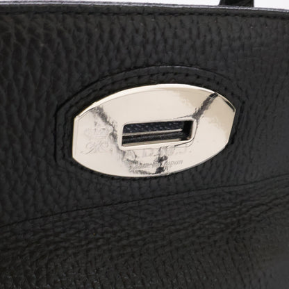 A.D.M.J. Accessoires De Mademoiselle ADMJ 【新品同様】シュリンクレザー ターンロック トートバッグ