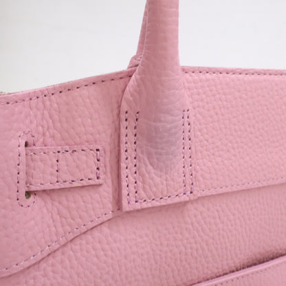 A.D.M.J. Accessoires De Mademoiselle ADMJ 【新品同様】19SC0302CP04 シュリンクレザー トートバッグ