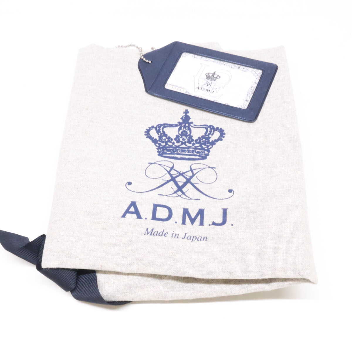 A.D.M.J. Accessoires De Mademoiselle ADMJ 【新品同様】19SC0302CP04 シュリンクレザー トートバッグ