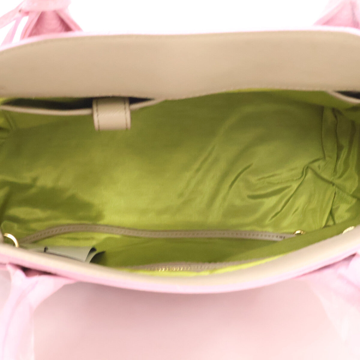 A.D.M.J. Accessoires De Mademoiselle ADMJ 【新品同様】19SC0302CP04 シュリンクレザー トートバッグ