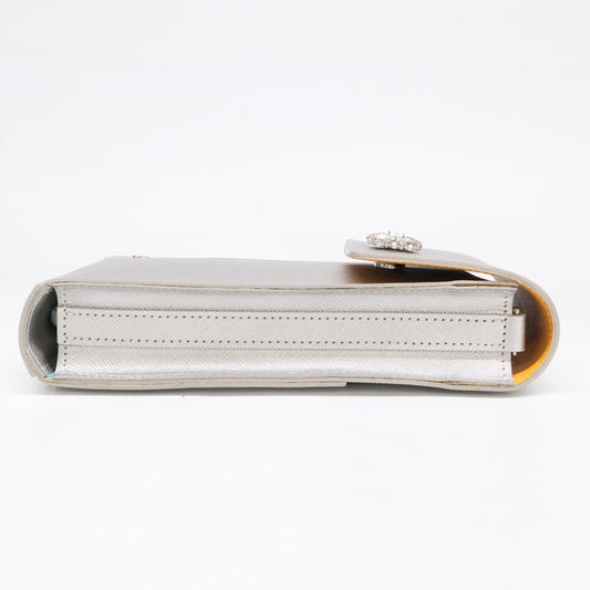 A.D.M.J. Accessoires De Mademoiselle ADMJ 【新品同様】マーガレットモチーフ付 モバイルポーチ ショルダーバッグ