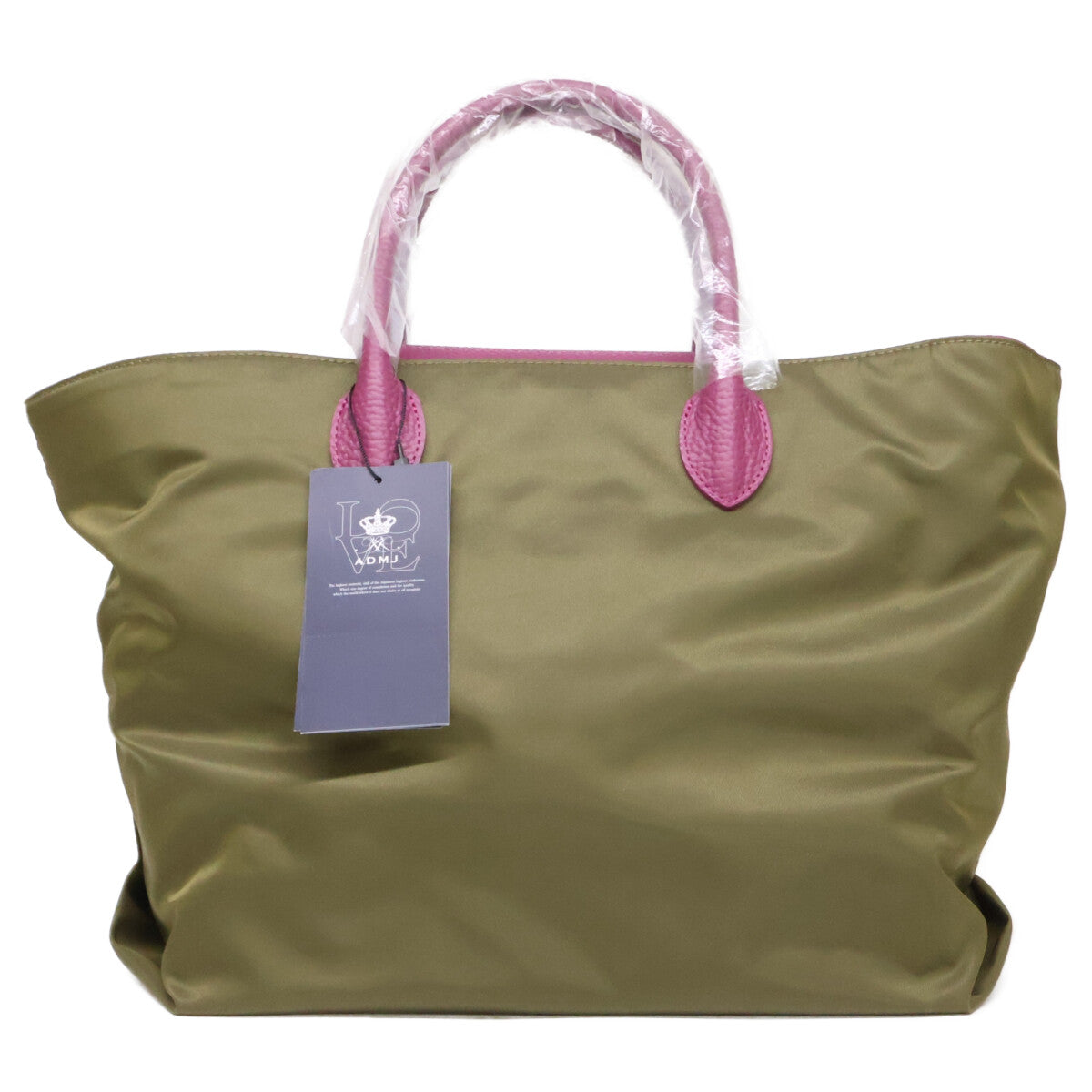 A.D.M.J. Accessoires De Mademoiselle ADMJ 【美品】21SA01016 デービス アウトポケット アクセント トートバッグ
