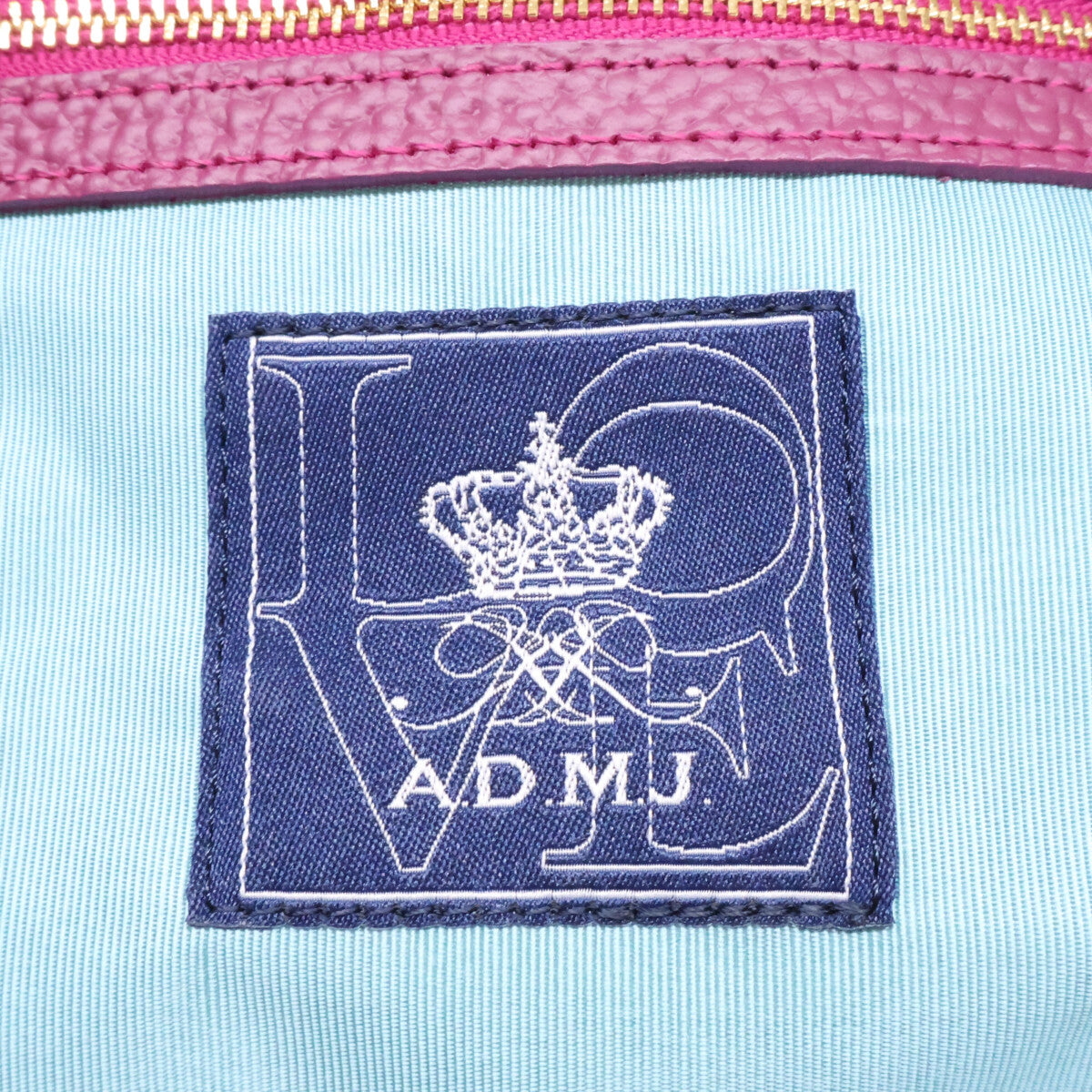 A.D.M.J. Accessoires De Mademoiselle ADMJ 【美品】21SA01016 デービス アウトポケット アクセント トートバッグ