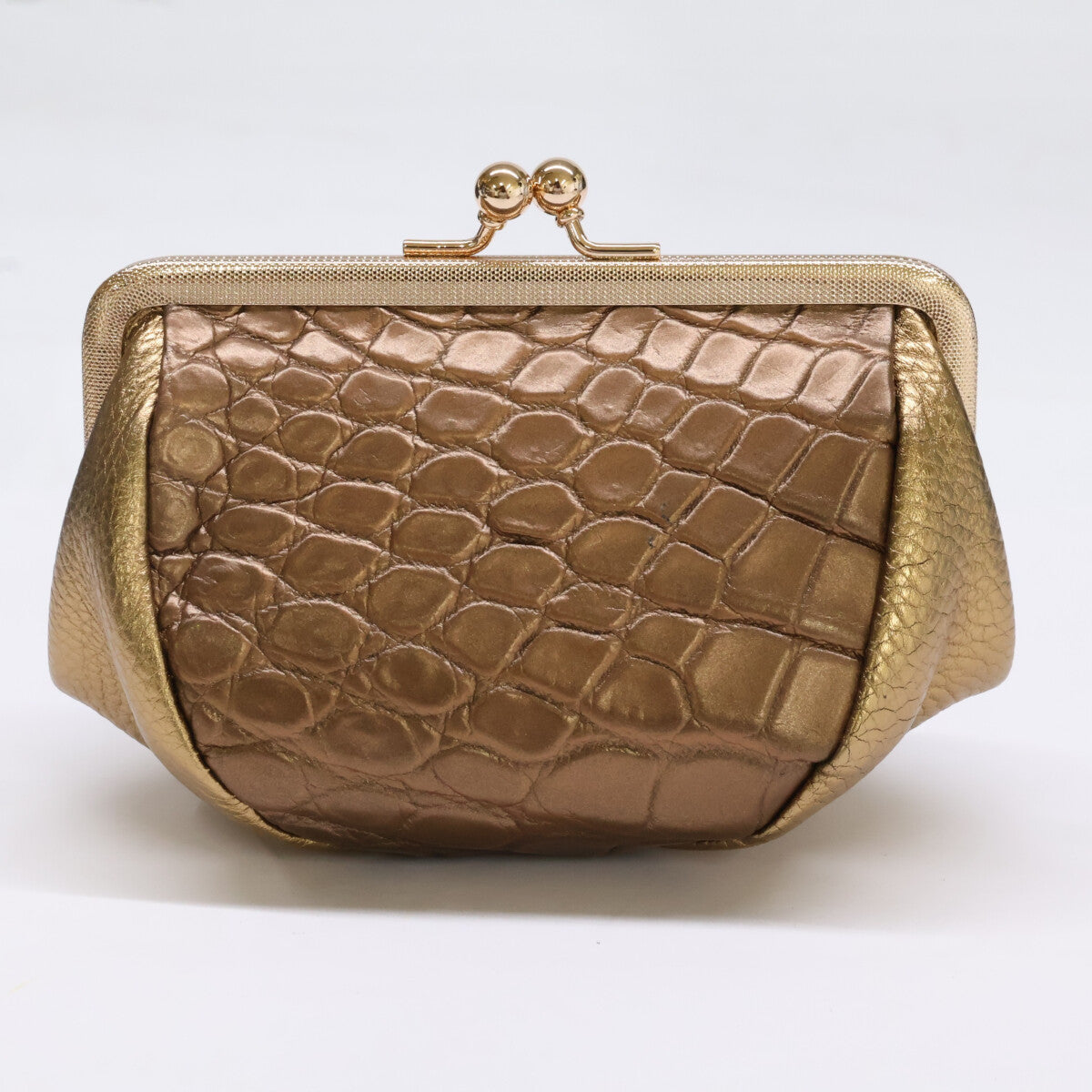 A.D.M.J. Accessoires De Mademoiselle ADMJ 【新品同様】21AW06007 クロコダイル/牛革 ポーチ
