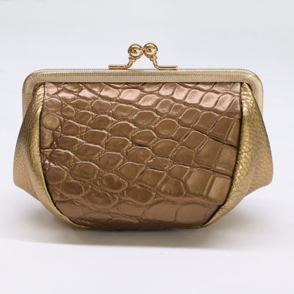 A.D.M.J. Accessoires De Mademoiselle ADMJ 【新品同様】21AW06007 クロコダイル/牛革 ポーチ
