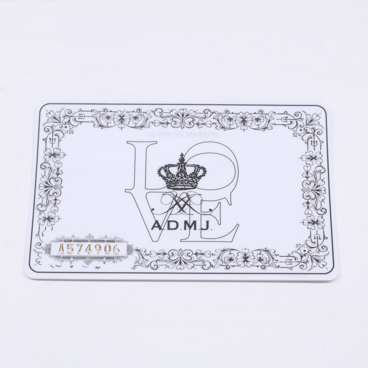 A.D.M.J. Accessoires De Mademoiselle ADMJ 【新品同様】21AW06007 クロコダイル/牛革 ポーチ