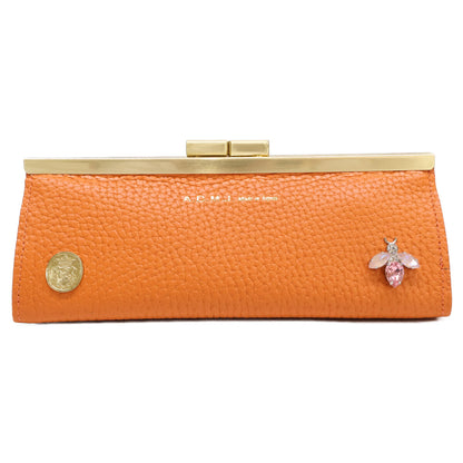 A.D.M.J. Accessoires De Mademoiselle ADMJ 【新品同様】THE BEE 牛革シュリンク型押し 口金マルチケース その他