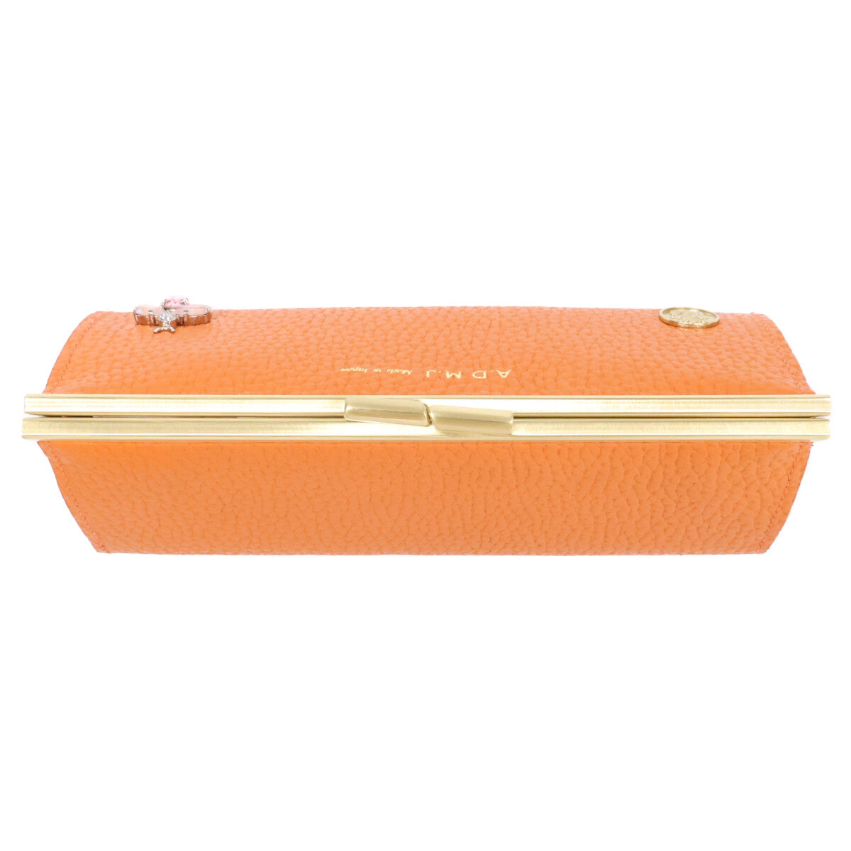 A.D.M.J. Accessoires De Mademoiselle ADMJ 【新品同様】THE BEE 牛革シュリンク型押し 口金マルチケース その他
