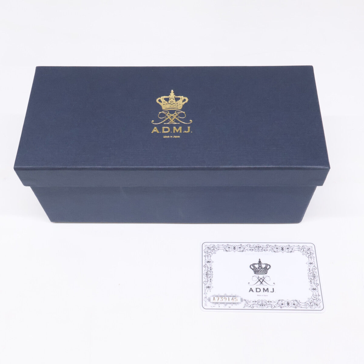 A.D.M.J. Accessoires De Mademoiselle ADMJ 【新品同様】THE BEE 牛革シュリンク型押し 口金マルチケース その他