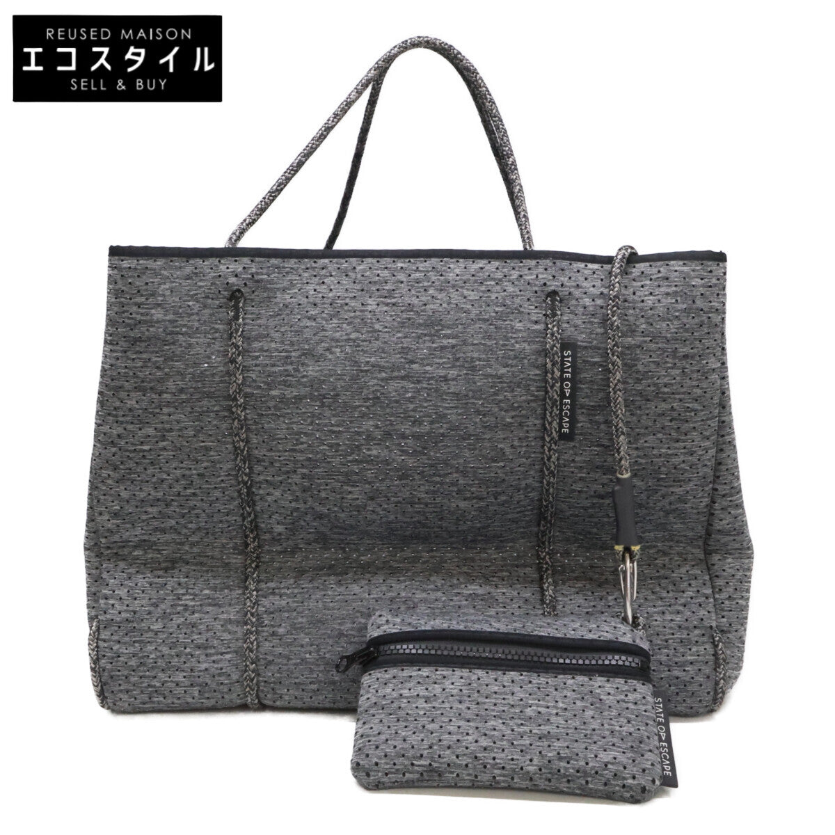 State of Escape ステイトオブエスケープ 【美品】9911100366 ESCAPE CARRYALL ネオプレン エスケープ トートバッグ