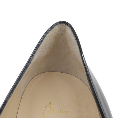CHRISTIAN LOUBOUTIN クリスチャンルブタン 美品 KATE/ケイト パテントレザー ポインテッドトゥ ヒールパンプス 85mm ブラック 36 3140498 シューズ