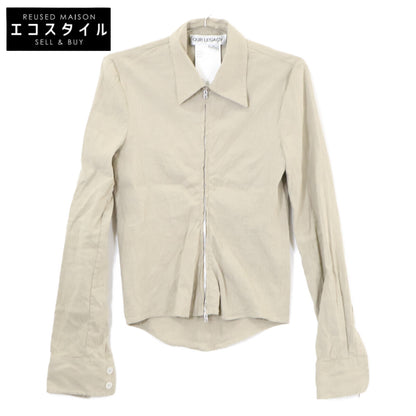 OUR LEGACY アワーレガシー 【美品/25SS】W2252SDG SLIM ZIP SHIRT リネン混 スリムジップシャツ トップス