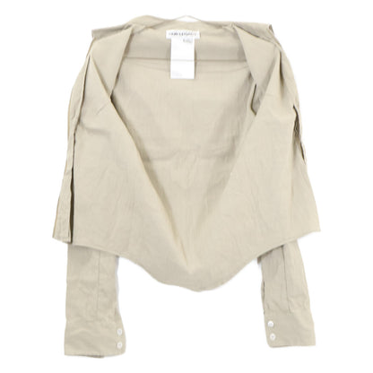 OUR LEGACY アワーレガシー 【美品/25SS】W2252SDG SLIM ZIP SHIRT リネン混 スリムジップシャツ トップス