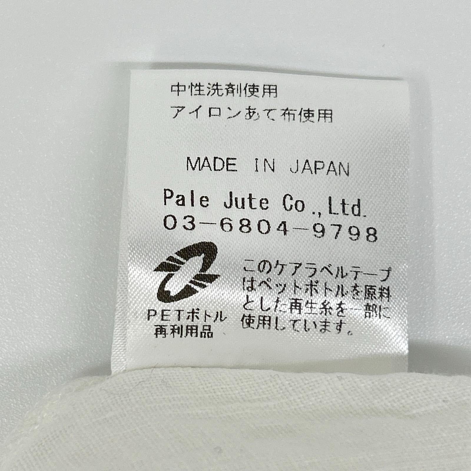 Pale Jute ペールジュート PJ-2024SS-01 ホワイト フレンチリネン ダブルブレスト シャツジャケット ジャケット