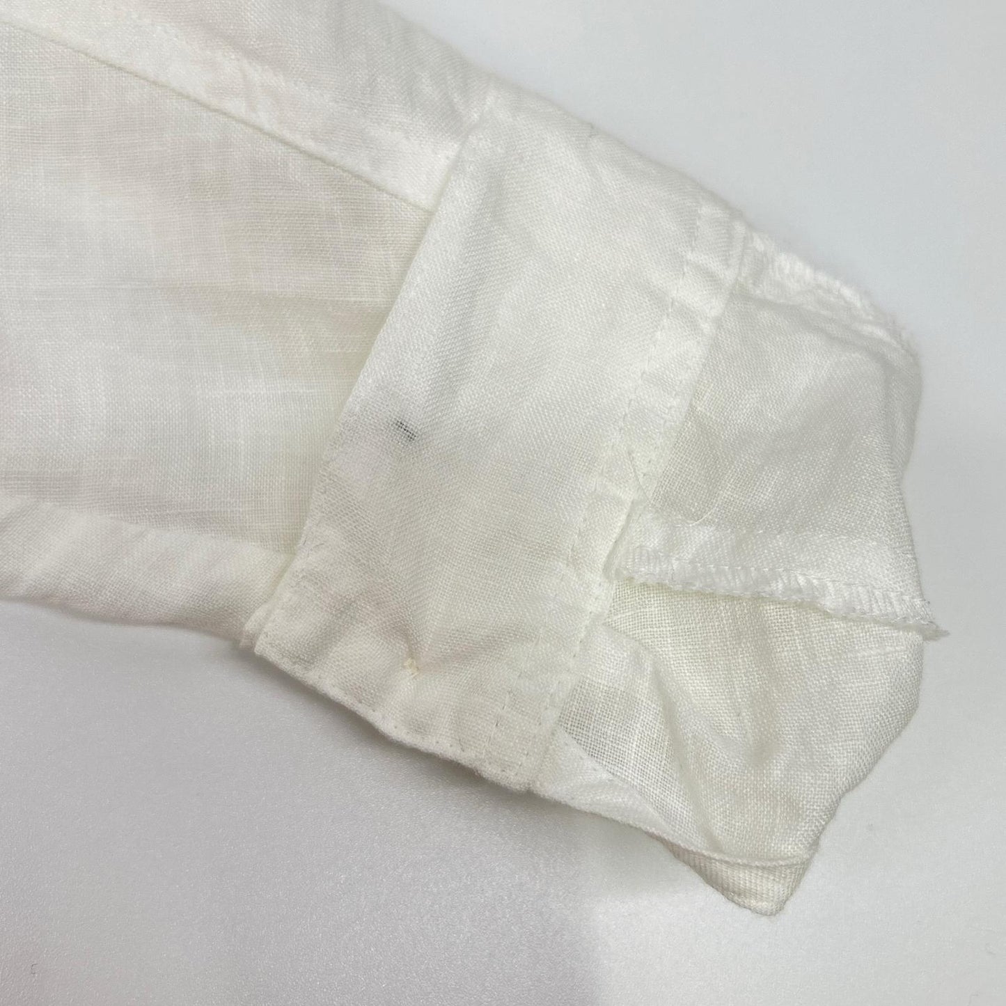 Pale Jute ペールジュート PJ-2024SS-01 ホワイト フレンチリネン ダブルブレスト シャツジャケット ジャケット