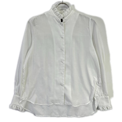 Pale Jute ペールジュート PJ-2023AW-15 ホワイト frill collar blouse「 Brigitte Ⅱ」/フリルカラー ブリジットシャツブラウス トップス