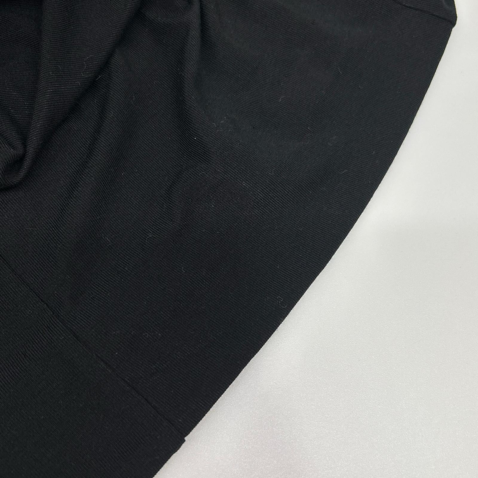 loin. 罗纹 5LST0002 黑色 纤维素混纺 带颈圈 运动背心连衣裙